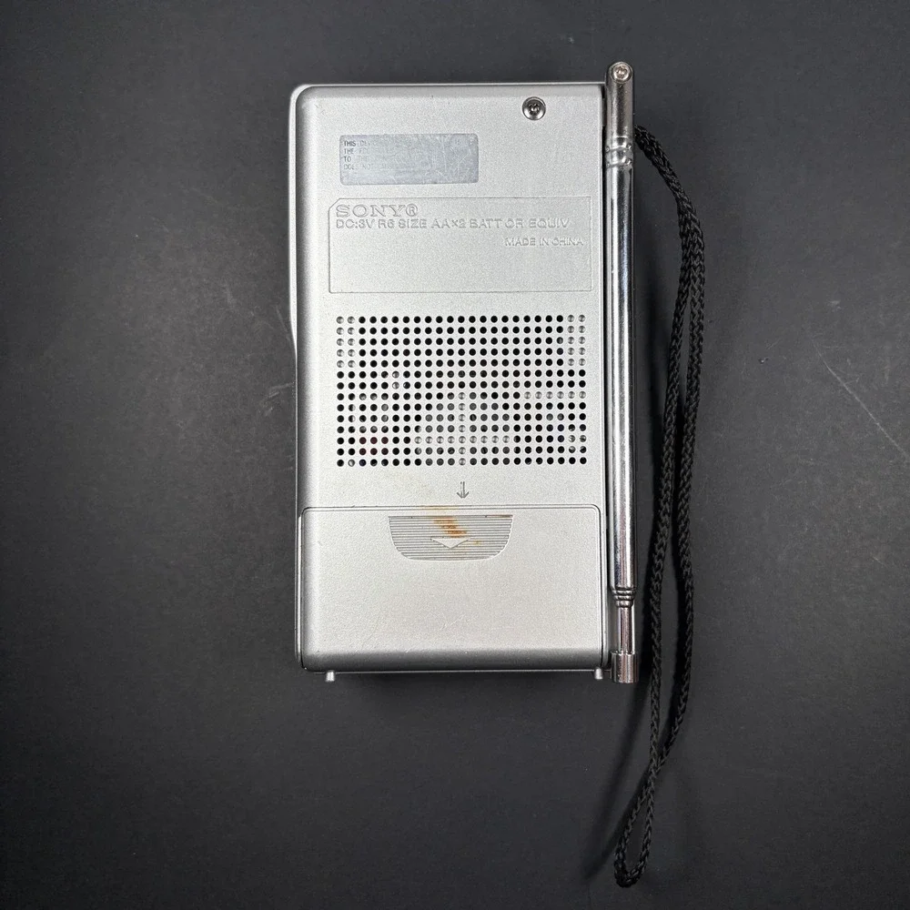 Vintage Sony FM/AM 2 Band Pocket Radio ICF-S10MK2 Tested Working